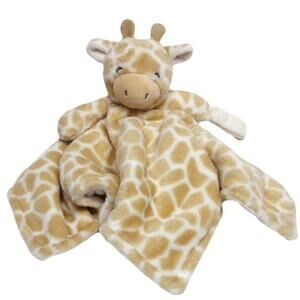 Carters Giraffe Lovey Plush Security Blanket Pacifier Holder Gender Neutral EUC